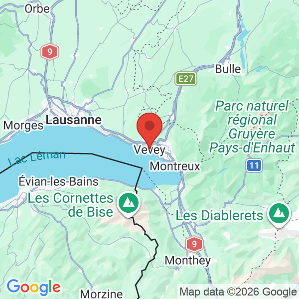 Prévisualisation de la carte