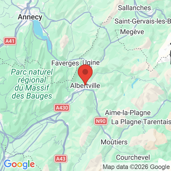 Prévisualisation de la carte