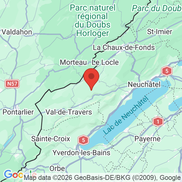 Prévisualisation de la carte