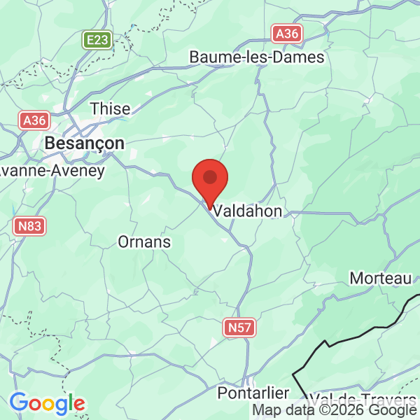Prévisualisation de la carte