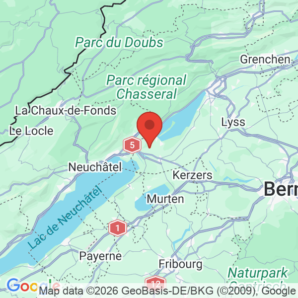 Prévisualisation de la carte