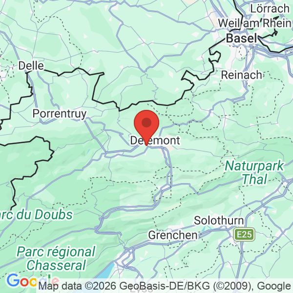 Prévisualisation de la carte