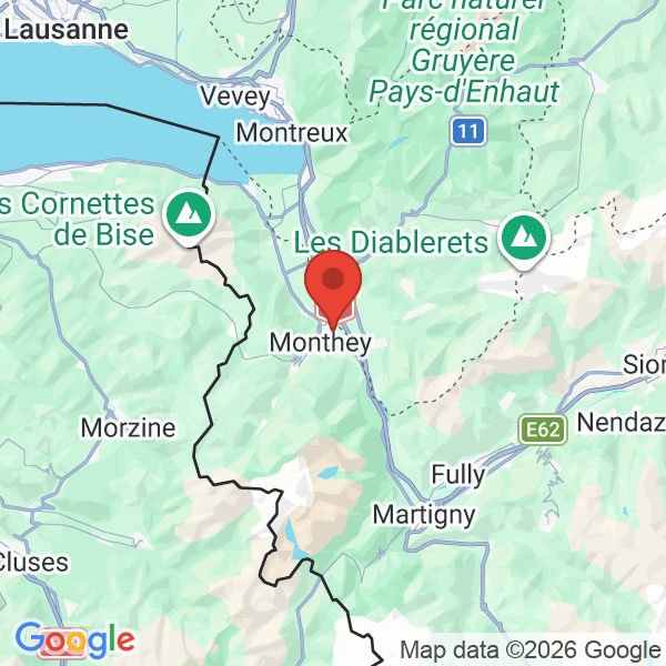 Prévisualisation de la carte