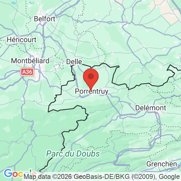 Prévisualisation de la carte