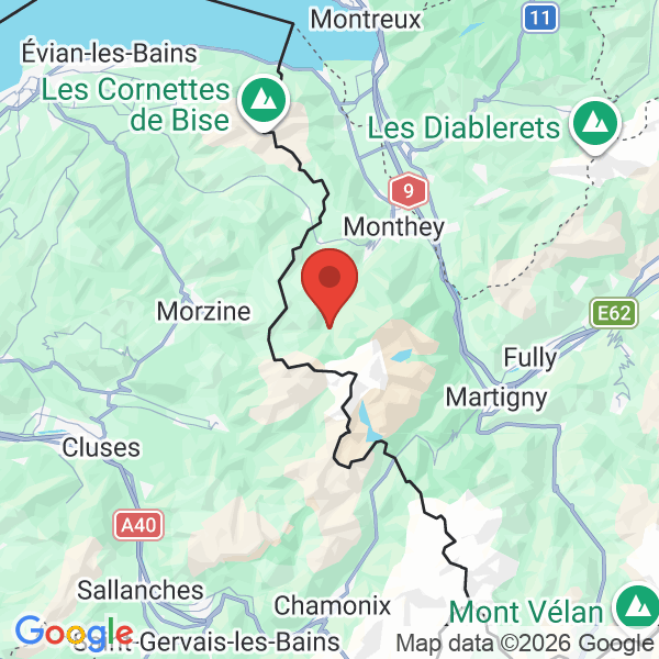 Prévisualisation de la carte