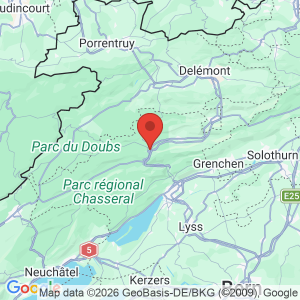 Prévisualisation de la carte