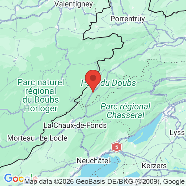 Prévisualisation de la carte