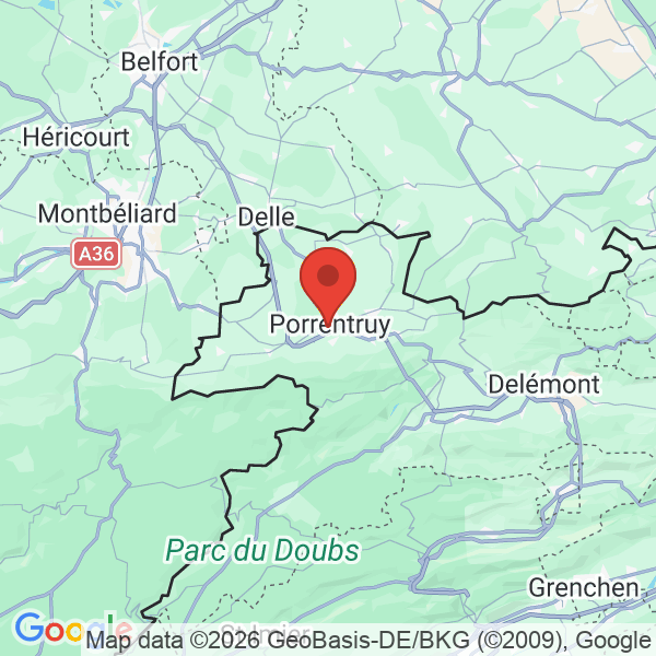 Prévisualisation de la carte