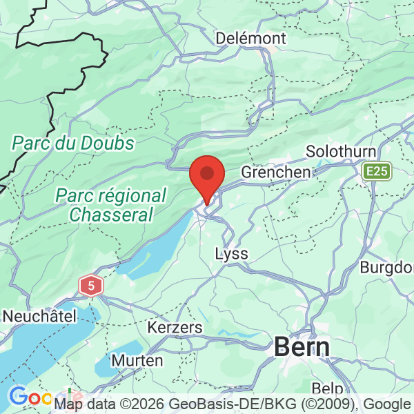 Prévisualisation de la carte