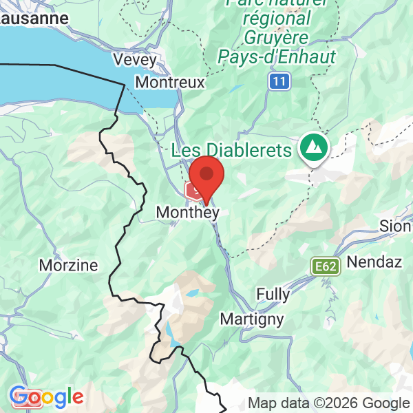 Prévisualisation de la carte