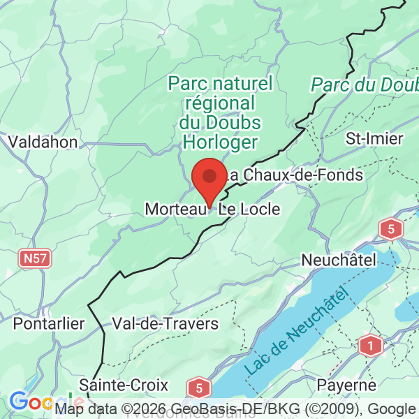Prévisualisation de la carte