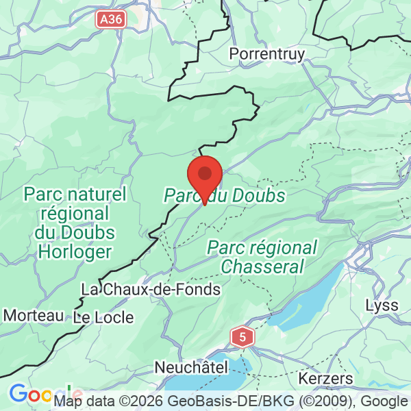 Prévisualisation de la carte