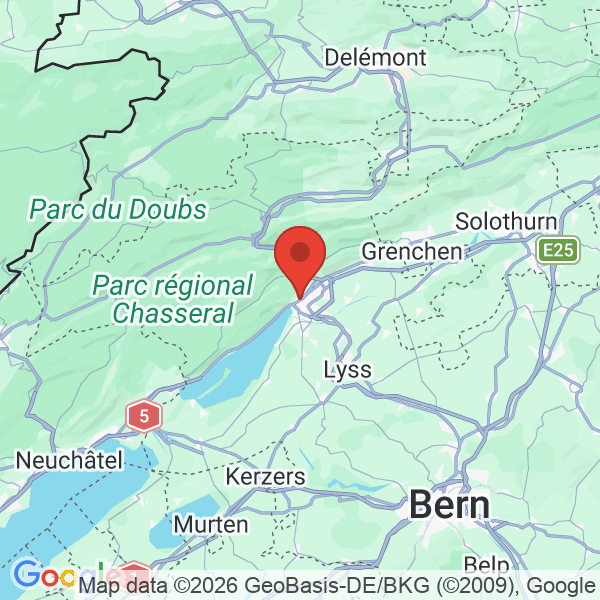 Prévisualisation de la carte