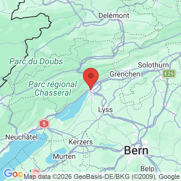 Prévisualisation de la carte