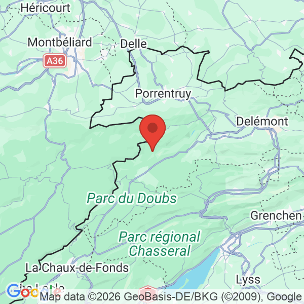 Prévisualisation de la carte