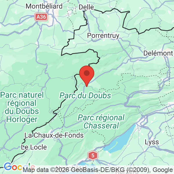 Prévisualisation de la carte