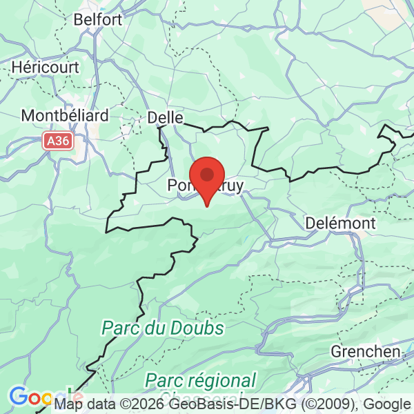 Prévisualisation de la carte