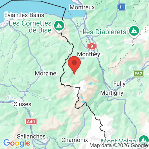 Prévisualisation de la carte