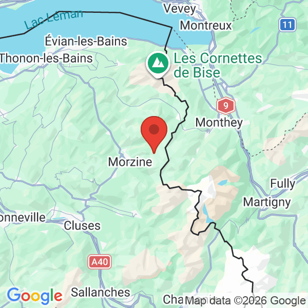Prévisualisation de la carte