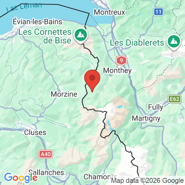 Prévisualisation de la carte