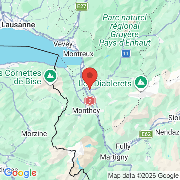 Prévisualisation de la carte