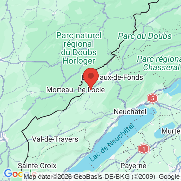 Prévisualisation de la carte