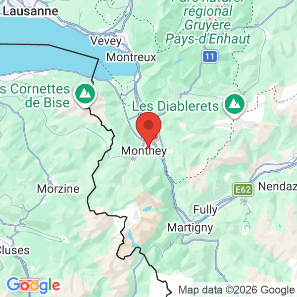 Prévisualisation de la carte