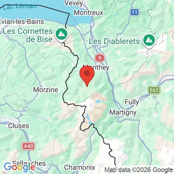 Prévisualisation de la carte