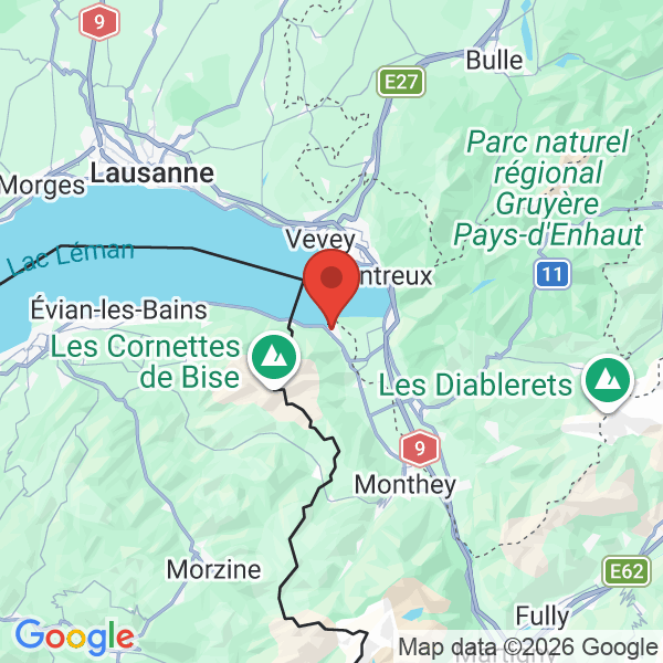 Prévisualisation de la carte