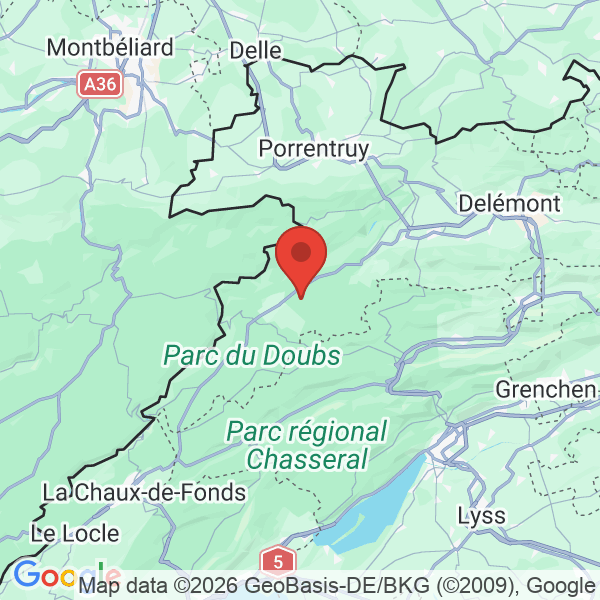 Prévisualisation de la carte