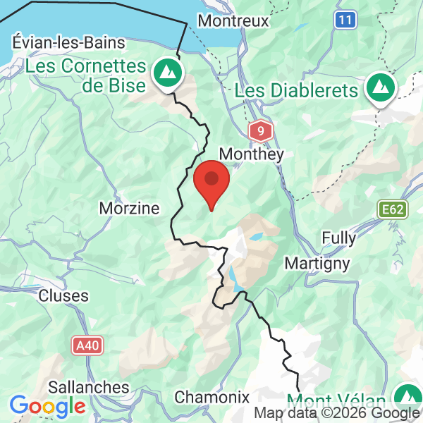 Prévisualisation de la carte
