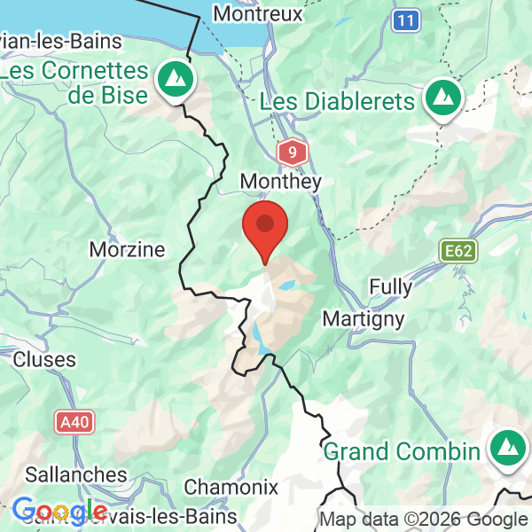 Prévisualisation de la carte
