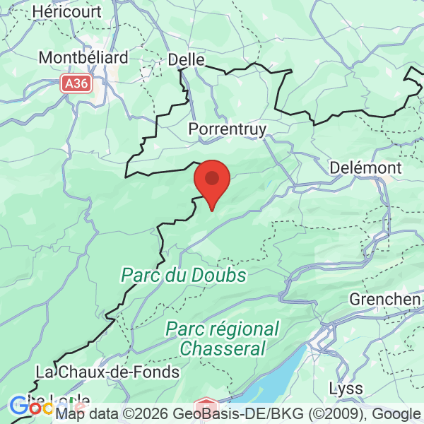 Prévisualisation de la carte