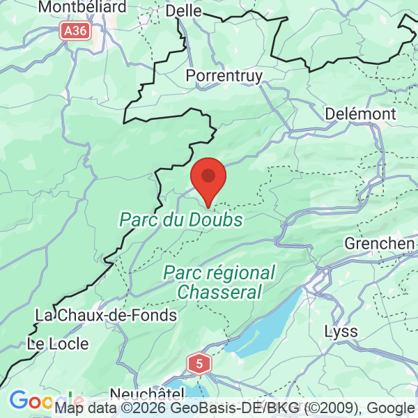 Prévisualisation de la carte