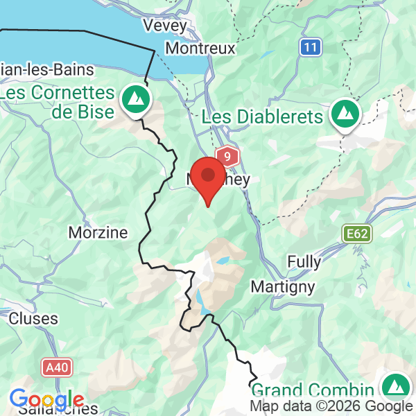 Prévisualisation de la carte