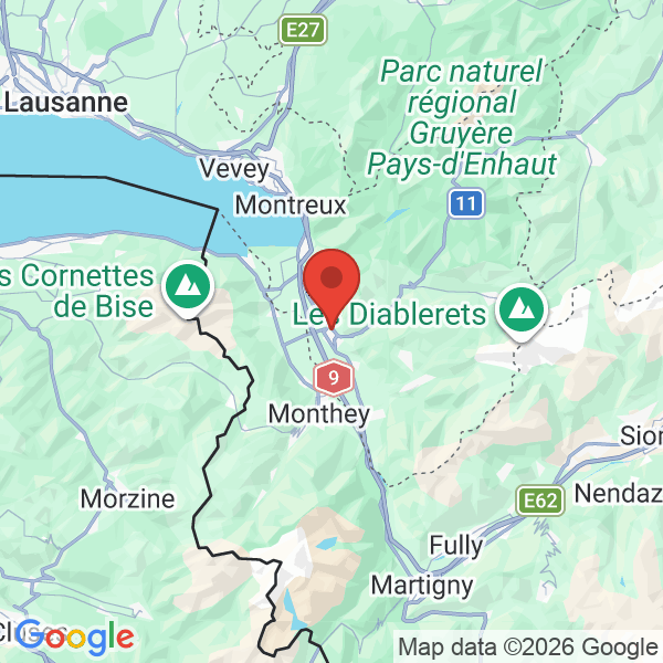Prévisualisation de la carte