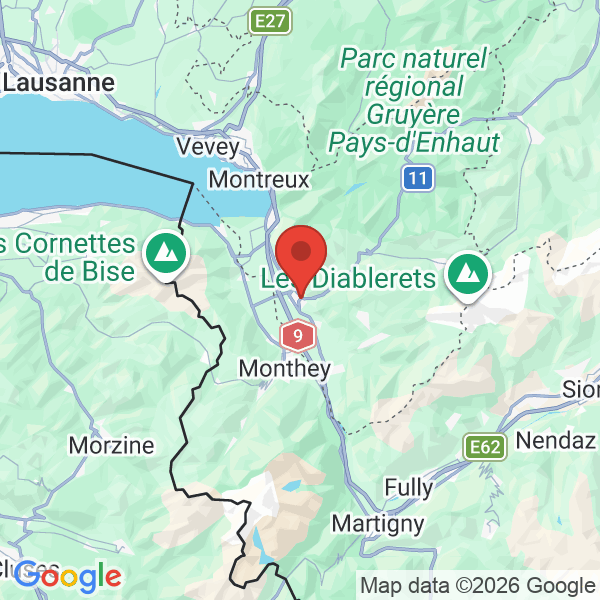 Prévisualisation de la carte