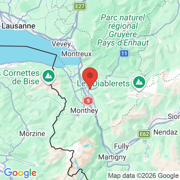 Prévisualisation de la carte