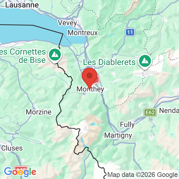 Prévisualisation de la carte