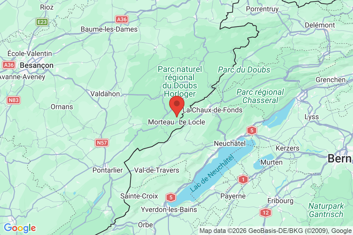 Prévisualisation de la carte