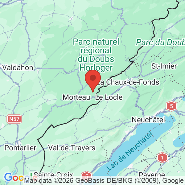 Prévisualisation de la carte