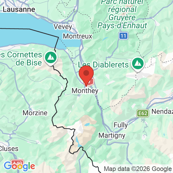 Prévisualisation de la carte