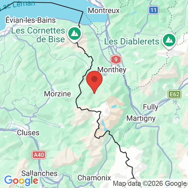 Prévisualisation de la carte