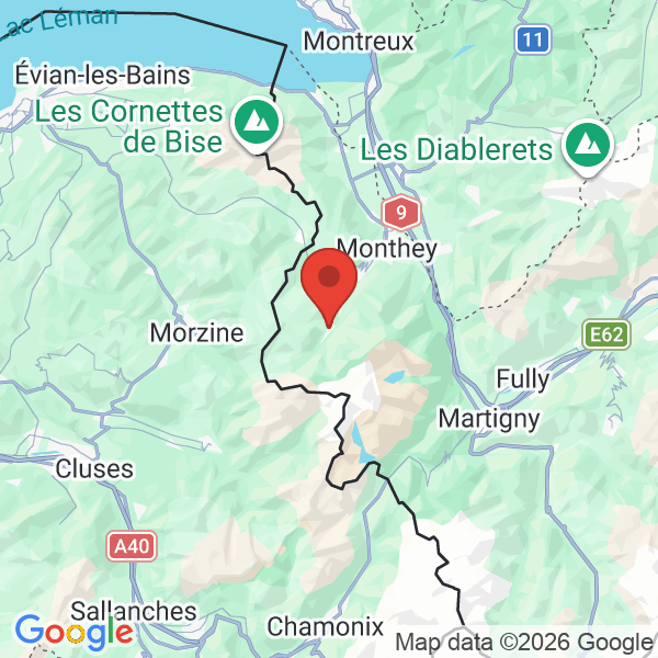 Prévisualisation de la carte