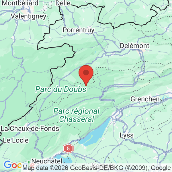 Prévisualisation de la carte