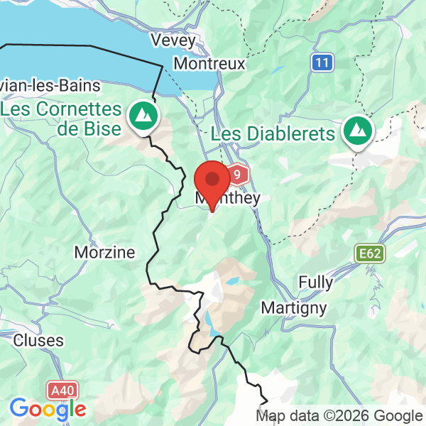 Prévisualisation de la carte