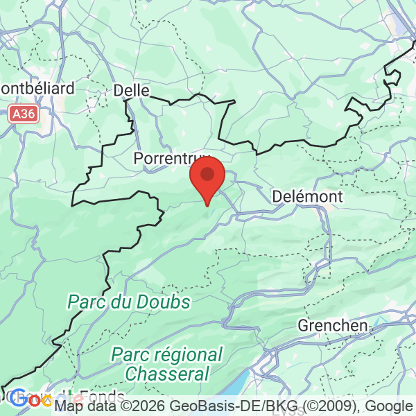 Prévisualisation de la carte