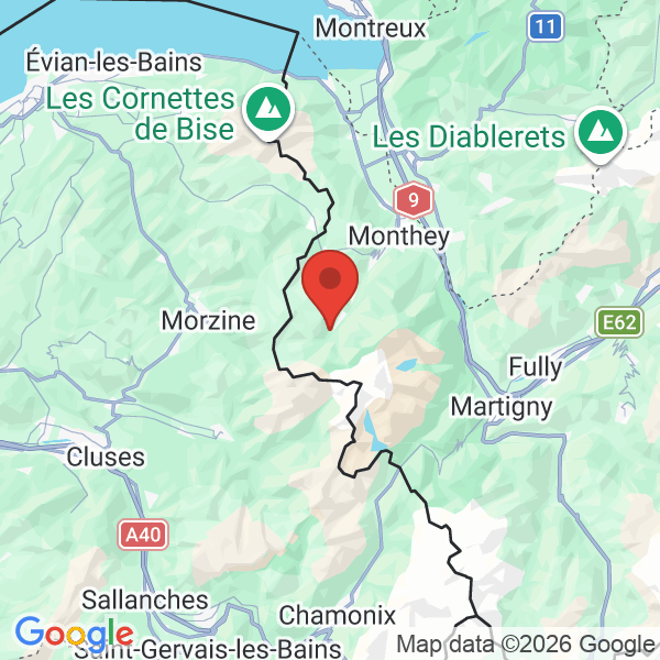 Prévisualisation de la carte