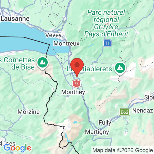 Prévisualisation de la carte