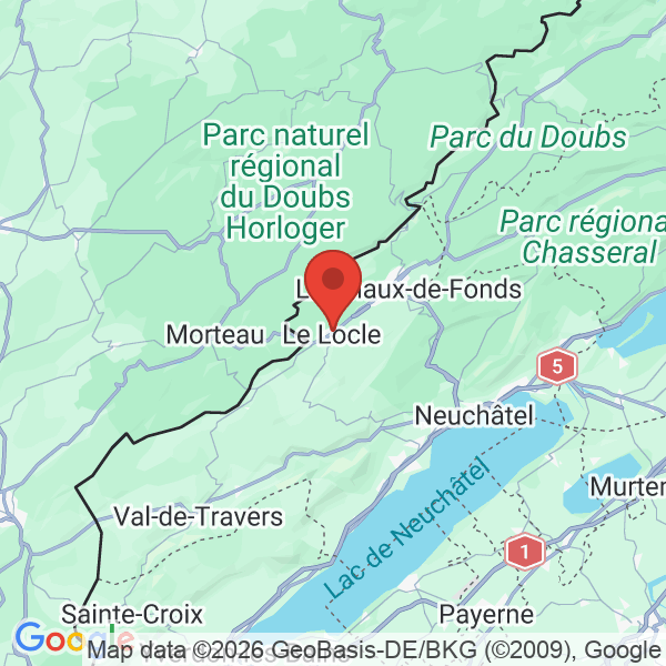 Prévisualisation de la carte